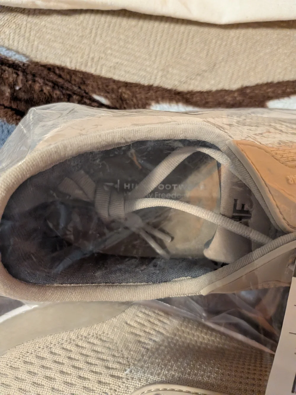 HIKE Women’s Neutral Beige Casual Knit Sneakers
